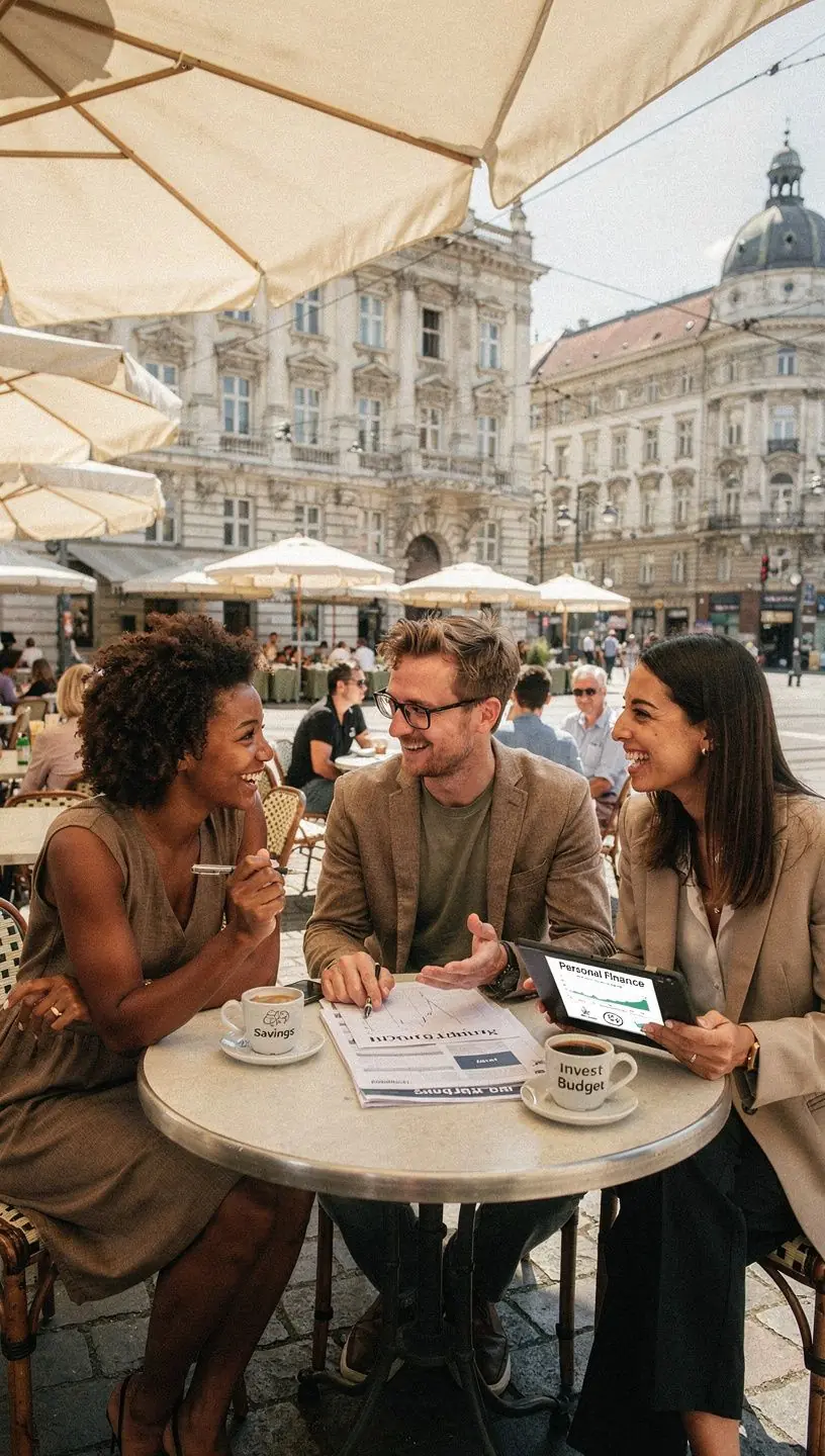 Egyedi, nyomtatott pénzügyi terv részleteit bemutató fotó, amely megkönnyíti a költségvetés tervezését.